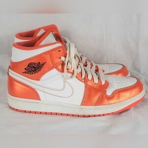 Nike Air Jordan 1 Mid SE Mens Shoes Size 8 Electro Orange DM3531-800 Sneakers